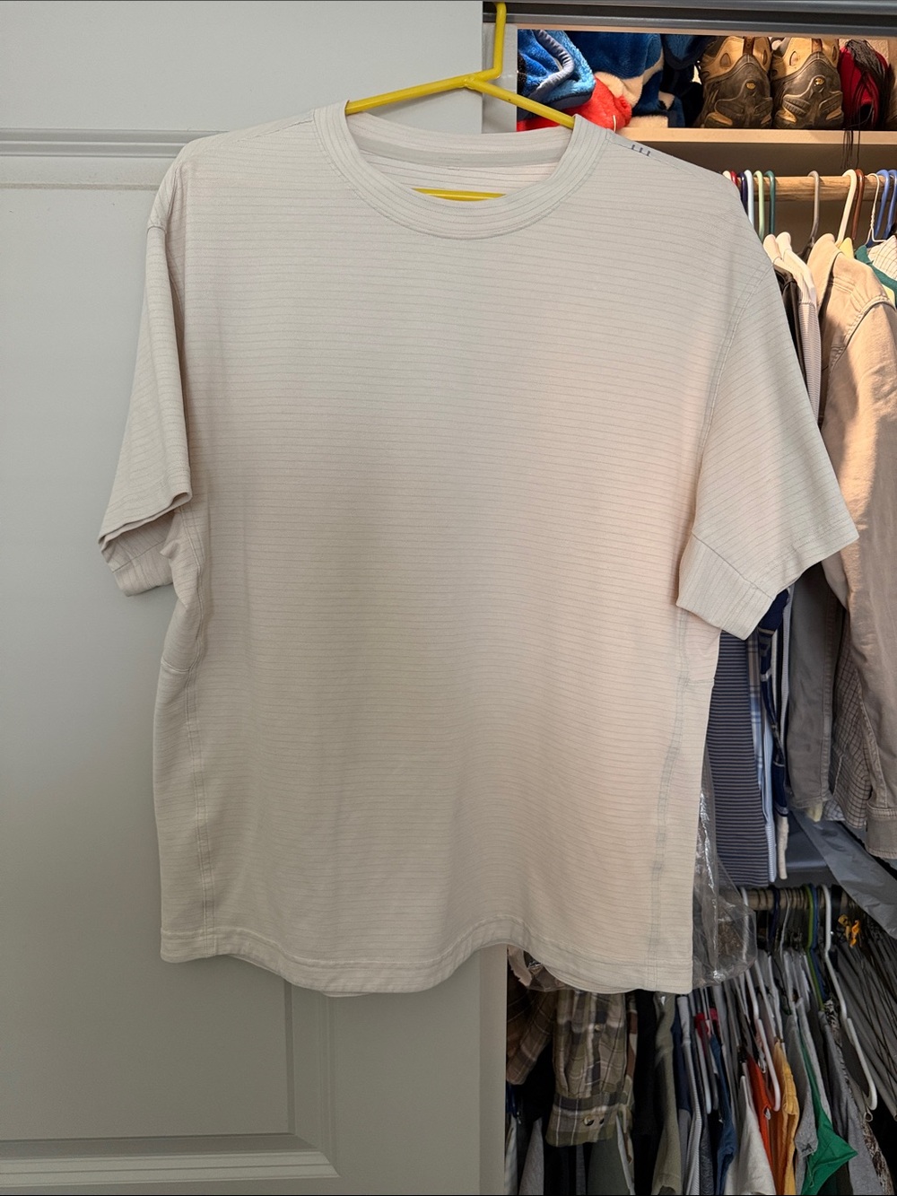lululemon athletica Men's Short-Sleeve Crewneck Tee - Light Cream